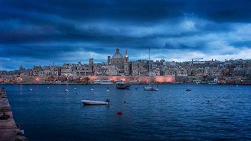 Puzzle für Erwachsene, 500 Teile, Valletta, Malta, Puzzle 52 x 38 cm von AFHMZ