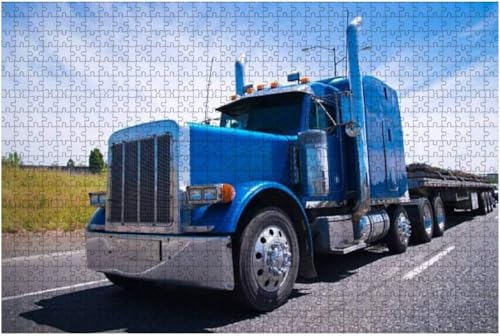 Puzzle für Erwachsene, 500 Teile, für Erwachsene und Kinder – Big Rig Semi Truck Puzzle, Kunstwerk, intellektuelles und pädagogisches Geschenk, 52 x 38 cm Puzzle für Erwachsene, 500 Teile, für Erwachsene und Kinder – Big Rig Semi Truck Puzzle, Kunstwerk, intellektuelles und pädagogisches Geschenk, 52 x 38 cm von AFHMZ