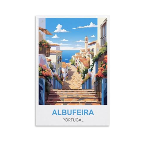 Puzzle für Erwachsene, Albufeira, Portugal, Puzzle für Erwachsene, Lernspiel, Herausforderungsspielzeug, 2000 Teile, 100 x 70 cm von AFHMZ