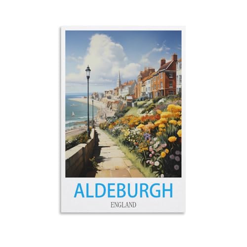 Puzzle für Erwachsene, Aldeburgh England Poster Papierpuzzle 1000 Teile Spielzeug für Erwachsene Dekompressionsspiel 70x50cm von AFHMZ