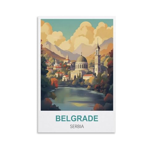 Puzzle für Erwachsene, Belgrad, Serbien, Poster, Papierpuzzle 2000 Teile, Spielzeug für Erwachsene, Dekompressionsspiel, 100 x 70 cm von AFHMZ