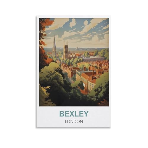 Puzzle für Erwachsene, Bexley London, Puzzle für Erwachsene, Lernspiel, Herausforderungsspielzeug, 2000 Teile, 100 x 70 cm von AFHMZ