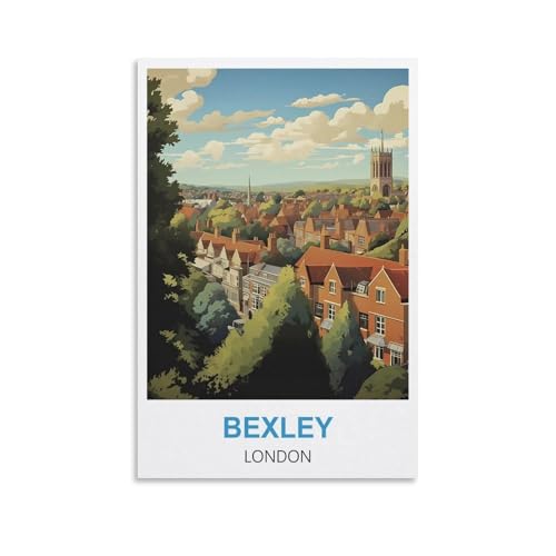 Puzzle für Erwachsene, Bexley London Papierpuzzle 1000 Teile, Spielzeug für Erwachsene, Dekompressionsspiel, 70 x 50 cm von AFHMZ