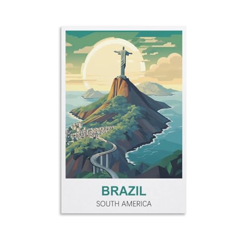 Puzzle für Erwachsene, Brasilien, Südamerika, Poster, Papierpuzzle 1000 Teile, Spielzeug für Erwachsene, Dekompressionsspiel, 70 x 50 cm von AFHMZ