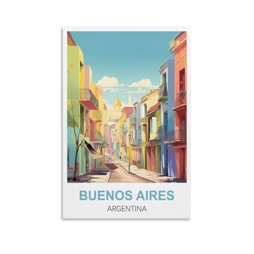 Puzzle für Erwachsene, Buenos Aires, Argentinien, Poster, Puzzle für Erwachsene, Lernspiel, Herausforderungsspielzeug, 1000 Teile, 38 x 26 cm von AFHMZ