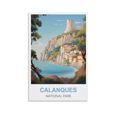 Puzzle für Erwachsene, Calanques-Nationalpark, Frankreich, Papierpuzzle 1000 Teile, Spielzeug für Erwachsene, Dekompressionsspiel, 70 x 50 cm von AFHMZ