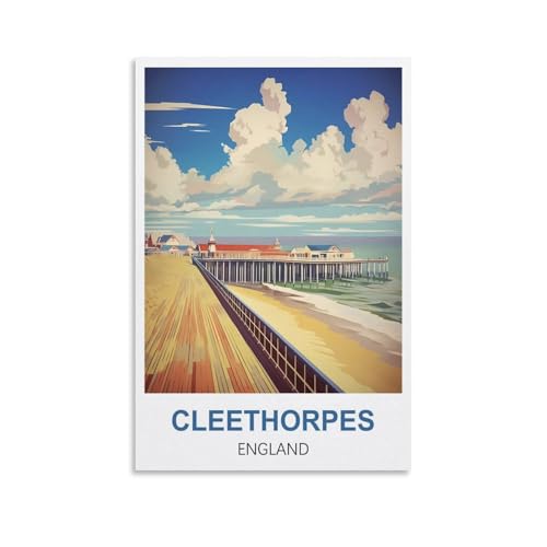 Puzzle für Erwachsene, Cleethorpes England, Puzzle für Erwachsene, Lernspiel, Herausforderungsspielzeug, 2000 Teile, 100 x 70 cm von AFHMZ