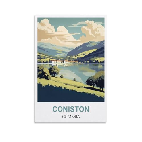 Puzzle für Erwachsene, Coniston Cumbria Poster Puzzles für Erwachsene Lernspiel Herausforderungsspielzeug 2000 Teile 100x70CM Puzzle für Erwachsene, Coniston Cumbria Poster Puzzles für Erwachsene Lernspiel Herausforderungsspielzeug 2000 Teile 100x70CM von AFHMZ