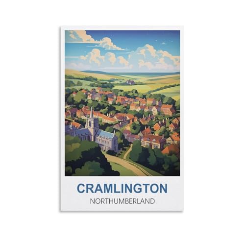 Puzzle für Erwachsene, Cramlington Northumberland, Papierpuzzle 1000 Teile, Spielzeug für Erwachsene, Dekompressionsspiel, 70 x 50 cm von AFHMZ