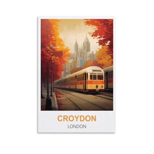 Puzzle für Erwachsene, Croydon London, Puzzle für Erwachsene, Lernspiel, Herausforderungsspielzeug, 2000 Teile, 100 x 70 cm von AFHMZ
