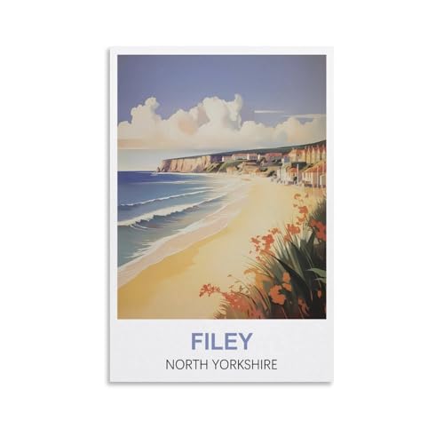Puzzle für Erwachsene, Filey North Yorkshire Poster Puzzles für Erwachsene Lernspiel Herausforderungsspielzeug 1000 Teile 70x50CM Puzzle für Erwachsene, Filey North Yorkshire Poster Puzzles für Erwachsene Lernspiel Herausforderungsspielzeug 1000 Teile 70x50CM von AFHMZ