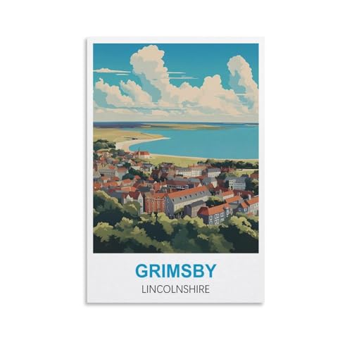 Puzzle für Erwachsene, Grimsby Lincolnshire, Puzzle für Erwachsene, Lernspiel, Herausforderungsspielzeug, 2000 Teile, 100 x 70 cm von AFHMZ