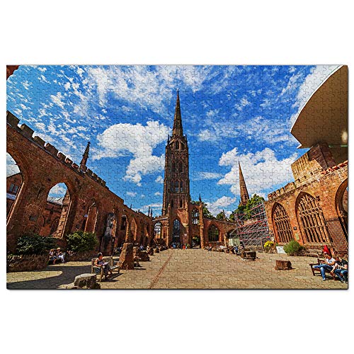 Puzzle für Erwachsene, Großbritannien, England, Coventry-Kathedrale, 1000 Teile, Reisegeschenk, Souvenir, 38 x 26 cm Puzzle für Erwachsene, Großbritannien, England, Coventry-Kathedrale, 1000 Teile, Reisegeschenk, Souvenir, 38 x 26 cm von AFHMZ
