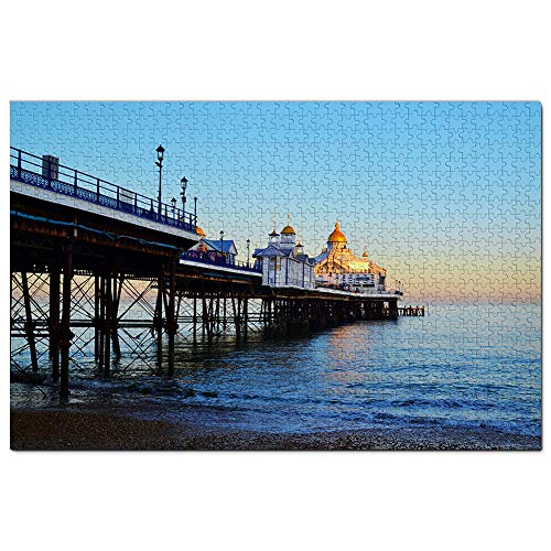 Puzzle für Erwachsene, Großbritannien, England, Eastbourne Pier, 300 Teile, Reisegeschenk, Souvenir, 38 x 26 cm von AFHMZ