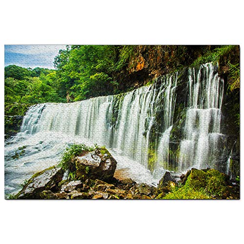 Puzzle für Erwachsene, Großbritannien, England, Wasserfall, Wales, 200 Teile, Reisegeschenk, Souvenir, 35 x 25 cm von AFHMZ