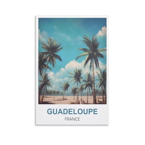 Puzzle für Erwachsene, Guadeloupe, Frankreich, Puzzle für Erwachsene, Lernspiel, Herausforderungsspielzeug, 2000 Teile, 100 x 70 cm von AFHMZ