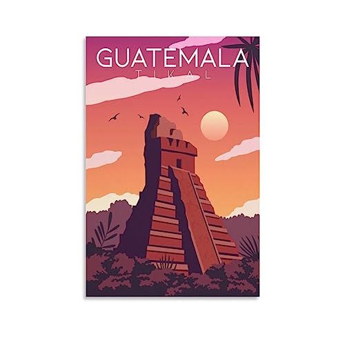 Puzzle für Erwachsene, Guatemala Tikal Puzzles für Erwachsene Lernspiel Herausforderungsspielzeug 1000 Teile 38x26CM von AFHMZ