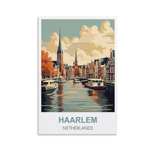 Puzzle für Erwachsene, Haarlem, Niederlande, Poster, Papierpuzzle 1000 Teile, Spielzeug für Erwachsene, Dekompressionsspiel, 70 x 50 cm von AFHMZ