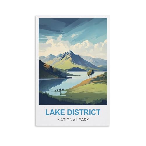 Puzzle für Erwachsene, Lake District National Park England, Papierpuzzle 1000 Teile, Spielzeug für Erwachsene, Dekompressionsspiel, 70 x 50 cm von AFHMZ