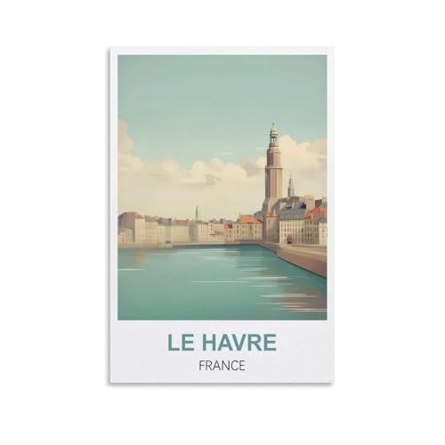Puzzle für Erwachsene, Le Havre, Frankreich, Poster, Papierpuzzle 2000 Teile, Spielzeug für Erwachsene, Dekompressionsspiel, 100 x 70 cm von AFHMZ