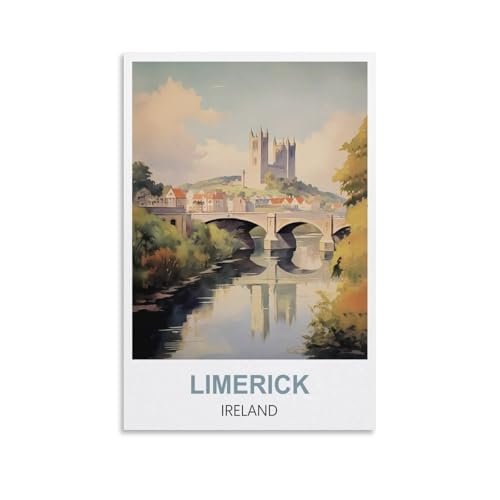 Puzzle für Erwachsene, Limerick, Irland, Puzzle für Erwachsene, Lernspiel, Herausforderungsspielzeug, 2000 Teile, 100 x 70 cm von AFHMZ