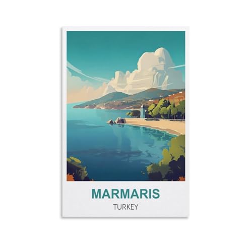 Puzzle für Erwachsene, Marmaris, Türkei, Poster, Puzzle für Erwachsene, Lernspiel, Herausforderungsspielzeug, 1000 Teile, 52 x 38 cm von AFHMZ