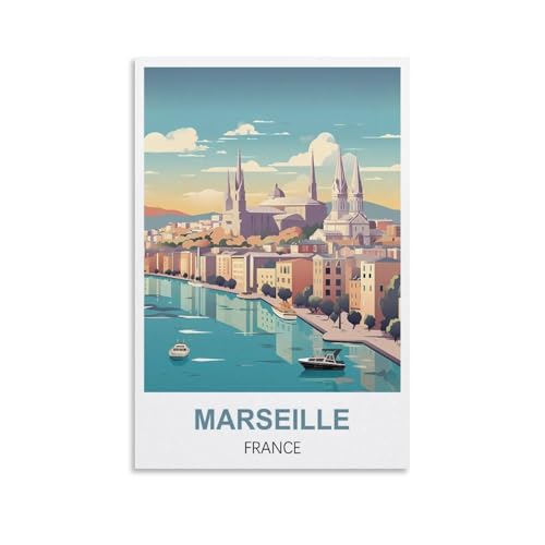 Puzzle für Erwachsene, Marseille, Frankreich, Poster, Papierpuzzle 1000 Teile, Spielzeug für Erwachsene, Dekompressionsspiel, 70 x 50 cm von AFHMZ