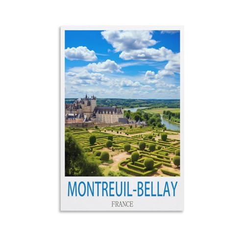 Puzzle für Erwachsene, Montreuil Bellay, Frankreich, Puzzles für Erwachsene, Lernspiel, Herausforderungsspielzeug, 2000 Teile, 100 x 70 cm Puzzle für Erwachsene, Montreuil Bellay, Frankreich, Puzzles für Erwachsene, Lernspiel, Herausforderungsspielzeug, 2000 Teile, 100 x 70 cm von AFHMZ
