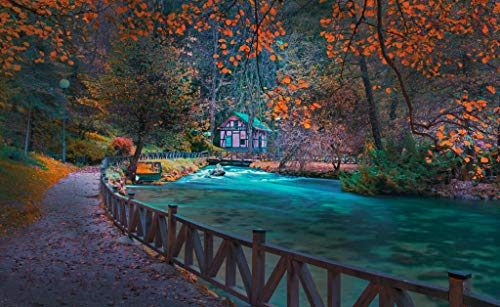 Puzzle für Erwachsene, Papierpuzzle 2000 Teile, Bosnien-Berge, Naturlandschaft, Herbstwald, Unmögliches Puzzle 100x70CM von AFHMZ
