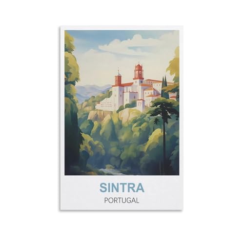 Puzzle für Erwachsene, Sintra, Portugal-Poster, Papierpuzzle 1000 Teile, Spielzeug für Erwachsene, Dekompressionsspiel, 52 x 38 cm von AFHMZ