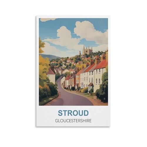 Puzzle für Erwachsene, Stroud Gloucestershire Poster Papierpuzzle 2000 Teile Spielzeug für Erwachsene Dekompressionsspiel 100x70CM von AFHMZ