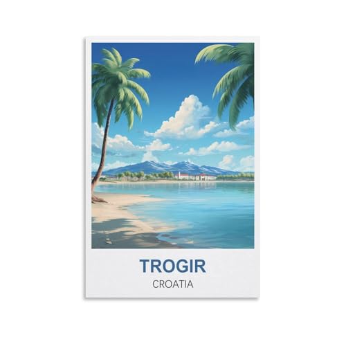 Puzzle für Erwachsene, Trogir, Kroatien, Poster, Puzzles für Erwachsene, Lernspiel, Herausforderungsspielzeug, 2000 Teile, 100 x 70 cm von AFHMZ