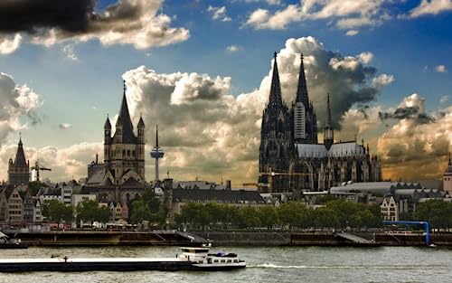 Puzzle für Erwachsene 100 Aachener Dom Deutschland 45,5x35,5CM von AFHMZ