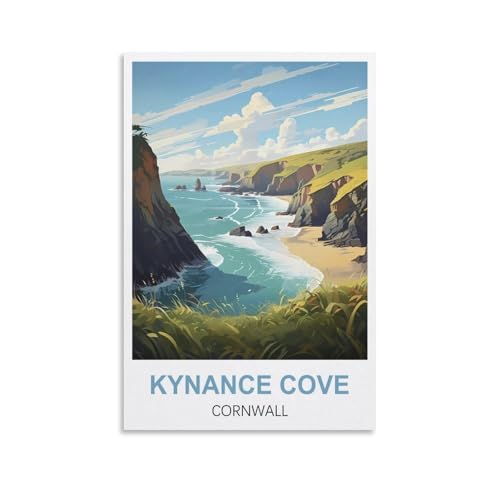 Puzzle für Erwachsene 1000, Kynance Cove Cornwall, Puzzle 1000 Teile für Erwachsene, anspruchsvolle Puzzlespiele, Puzzle für Erwachsene, 70 x 50 cm von AFHMZ