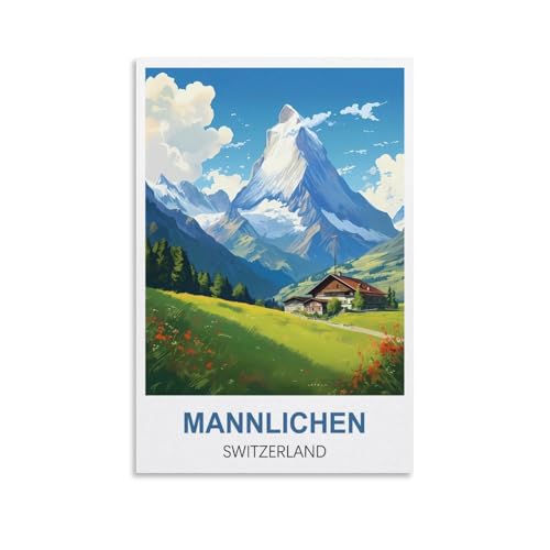 Puzzle für Erwachsene 1000, Männliche Schweiz, Puzzle 1000 Teile für Erwachsene, anspruchsvolle Puzzlespiele, Puzzle für Erwachsene, 38 x 26 cm von AFHMZ