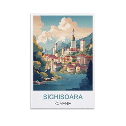 Puzzle für Erwachsene 1000, Sighisoara, Rumänien, Poster, Puzzle 1000 Teile für Erwachsene, anspruchsvolle Puzzlespiele, Puzzle für Erwachsene, 70 x 50 cm von AFHMZ