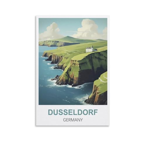 Puzzle für Erwachsene 1000 Färöer-Inseln Dänemark, Puzzle 1000 Teile für Erwachsene, anspruchsvolle Puzzlespiele, Puzzle für Erwachsene, 52 x 38 cm von AFHMZ