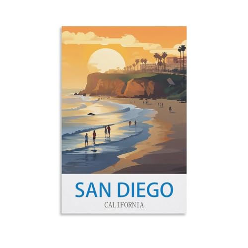 Puzzle für Erwachsene 1000 San Diego, Kalifornien, Puzzle 1000 Teile für Erwachsene, anspruchsvolle Puzzlespiele, Puzzle für Erwachsene, 52 x 38 cm von AFHMZ
