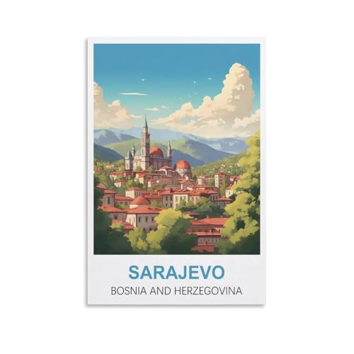 Puzzle für Erwachsene 1000 Sarajevo, Bosnien und Herzegowina, Puzzles für Erwachsene, anspruchsvolle Puzzles, Puzzlespiel für die ganze Frau, Geschenke für Männer, 70 x 50 cm Puzzle für Erwachsene 1000 Sarajevo, Bosnien und Herzegowina, Puzzles für Erwachsene, anspruchsvolle Puzzles, Puzzlespiel für die ganze Frau, Geschenke für Männer, 70 x 50 cm von AFHMZ