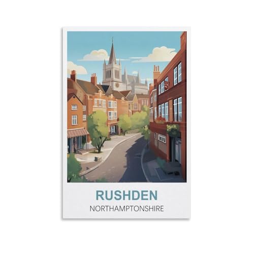 Puzzle für Erwachsene 2000, Rushden Northamptonshire Poster Puzzle 2000 Teile für Erwachsene, anspruchsvolle Puzzlespiele, Puzzle für Erwachsene, 100 x 70 cm Puzzle für Erwachsene 2000, Rushden Northamptonshire Poster Puzzle 2000 Teile für Erwachsene, anspruchsvolle Puzzlespiele, Puzzle für Erwachsene, 100 x 70 cm von AFHMZ
