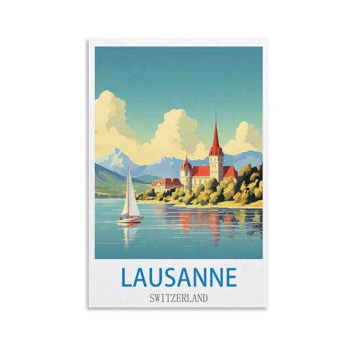 Puzzle für Erwachsene 2000 Lausanne, Schweiz, Puzzle 2000 Teile für Erwachsene, anspruchsvolle Puzzlespiele, Puzzle für Erwachsene, 100 x 70 cm Puzzle für Erwachsene 2000 Lausanne, Schweiz, Puzzle 2000 Teile für Erwachsene, anspruchsvolle Puzzlespiele, Puzzle für Erwachsene, 100 x 70 cm von AFHMZ