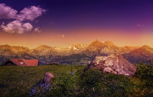 Puzzle für Erwachsene 2000 | Puzzle 2000 Teile für Erwachsene, Geschenke, Landschaft, Berge, Felsen, 70 x 100 cm von AFHMZ