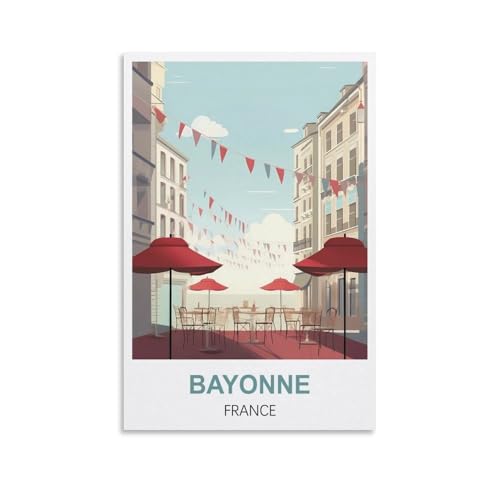 Puzzles, Bayonne, Frankreich, für Erwachsene, Lernspiel, Herausforderungsspielzeug, 1000-teiliges Puzzle für Erwachsene und Kinder, Lernspiele, Heimdekoration, 70 x 50 cm Puzzles, Bayonne, Frankreich, für Erwachsene, Lernspiel, Herausforderungsspielzeug, 1000-teiliges Puzzle für Erwachsene und Kinder, Lernspiele, Heimdekoration, 70 x 50 cm von AFHMZ