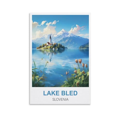 Puzzles, Bleder See, Slowenien für Erwachsene, Lernspiel, Herausforderungsspielzeug, 2000-teiliges Puzzle für Erwachsene und Kinder, Lernspiele, Heimdekoration, 100 x 70 cm von AFHMZ