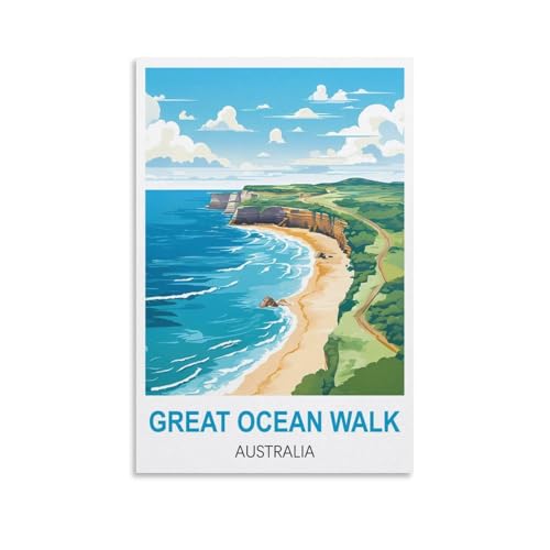 Puzzles, Great Ocean Walk, Australien, für Erwachsene, Lernspiel, Herausforderungsspielzeug, 2000 Teile, Puzzle für Erwachsene und Kinder, Lernspiele, Heimdekoration, 100 x 70 cm von AFHMZ