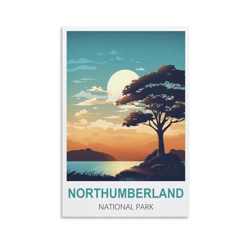 Puzzles, Northumberland-Nationalpark, England, für Erwachsene, Lernspiel, Herausforderungsspielzeug, 2000-teiliges Puzzle für Erwachsene und Kinder, Lernspiele, Heimdekoration, 100 x 70 cm von AFHMZ