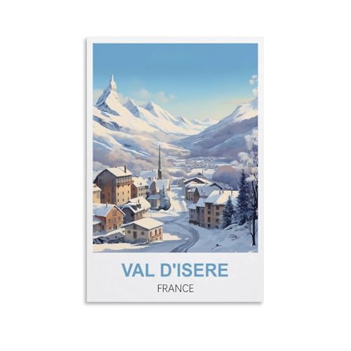 Puzzles, Val D'isere, Frankreich für Erwachsene, Lernspiel, Herausforderungsspielzeug, 2000-teiliges Puzzle für Erwachsene und Kinder, Lernspiele, Heimdekoration, 100 x 70 cm von AFHMZ