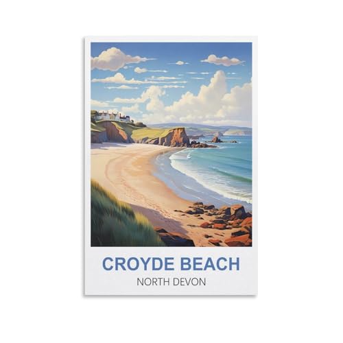 Puzzles 2000 Teile für Erwachsene, Puzzles für Erwachsene, Croyde Beach North Devon, Puzzle-Sets für anspruchsvolle Puzzlespiele und Familienspiele, 100 x 70 cm von AFHMZ