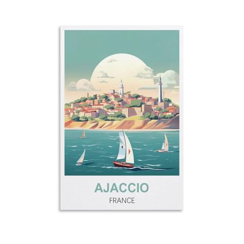 Puzzles für Erwachsene, Ajaccio, Frankreich-Poster, Lernspiel, Puzzle, geeignet zur Dekompression und Wanddekoration, 70 x 50 cm von AFHMZ