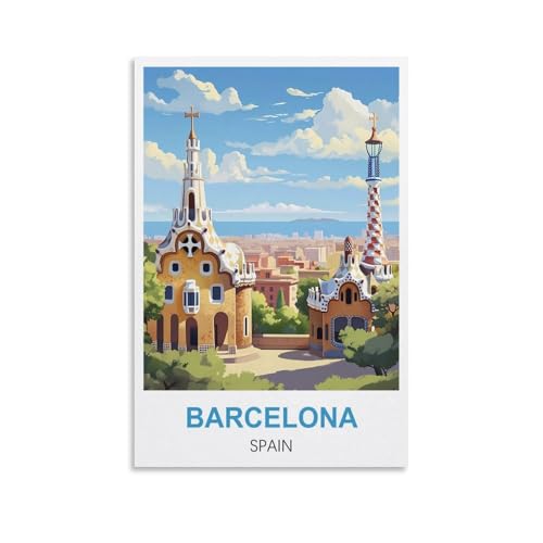 Puzzles für Erwachsene, Barcelona, ​​Spanien, Lernspiel, Puzzle, geeignet zur Dekompression und Wanddekoration, 100 x 70 cm von AFHMZ